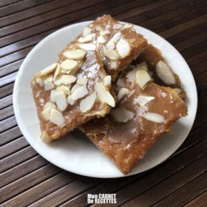 Biscuits caramel au beurre et amandes