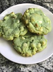 Biscuits aux pistaches et chocolat blanc