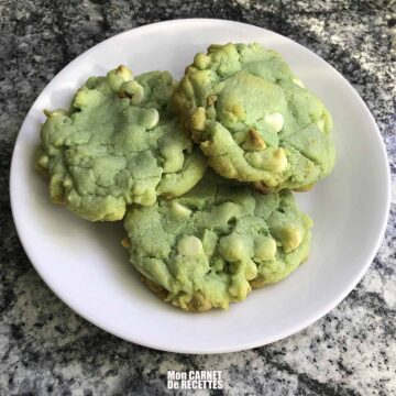 Biscuits aux pistaches et chocolat blanc